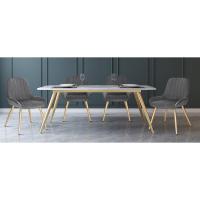 2X Sillas de Comedor Sillas Tapizadas Paquete de 2 Sillas Cocina Nórdicas Cuero Sintético Sillas Bar Metal Silla de Oficina Marrón Oscuro - details 6