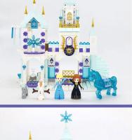 Serie de hielo y nieve sirena compatible con bloques de construcción, Castillo de montaje de princesas, juguetes de rompecabezas - details 17