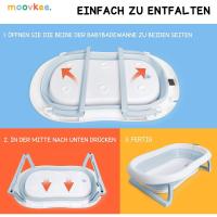 Bañera Plegable para Bebé de 80cm con Soporte Bañera de Bebé con Termómetro - details 40