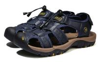 Sandalias De Verano Para Hombre, Zapatos Informales De Cuero Para Hombre, Sandalias Transpirables Para Exteriores Para Hombre, Zapatos De Playa, Zapatillas, Zapatos Romanos De Moda - details 34