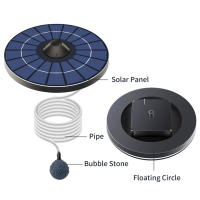 Bomba de aire Solar flotante bombas aireadoras para acuario pecera, estanque, pesca, oxigenación con mangueras de aire y piedra de burbujas - details 3