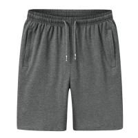 Pantalones cortos de verano para hombre, pantalones de cinco puntos, pantalones sueltos de talla grande de punto de algodón puro, pantalones medios finos transpirables, pantalones grandes para hombre - details 1