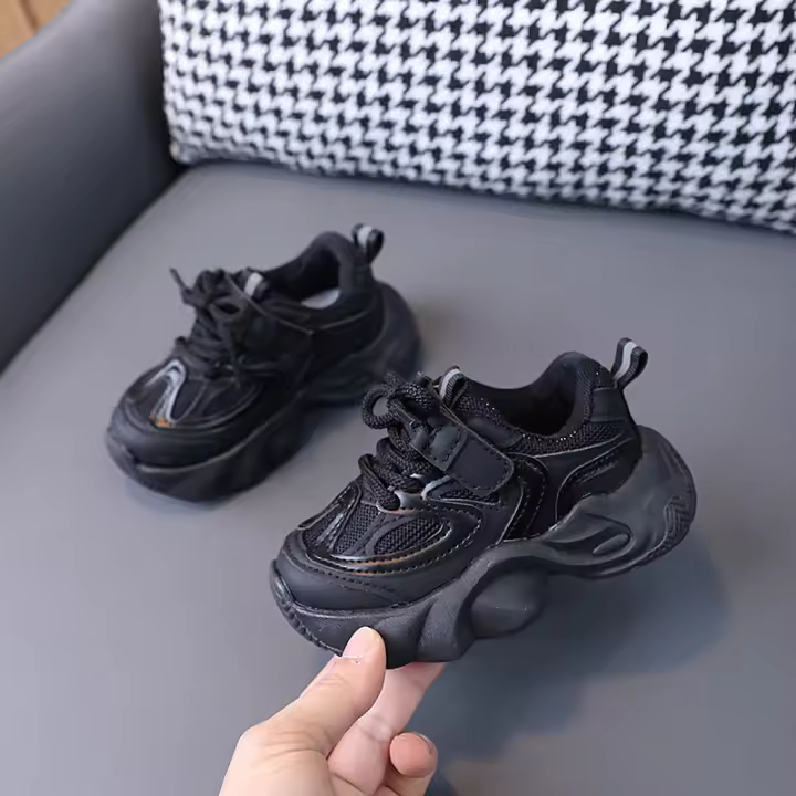 Niños y niñas zapatos de malla transpirable niños medianos y pequeños zapatos para correr ligeros niños jóvenes zapatos de bebé - 1