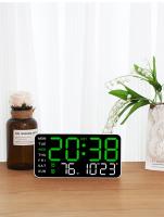 Reloj de Pared Digital LED Doble Alarma Control Remoto Función de Fecha y Hora - details 14