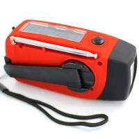 Radio portátil con dinamo solar AM/FM/NOAA con linterna L multifuncional y banco de energía para emergencias y - details 15