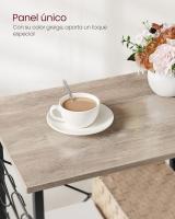 Estantería de Cocina con Ruedas, Carrito de Servicio de 3 Niveles, Estantería para Microondas, Horno, Tostadora, Marco de Metal con 6 Ganchos, Marrón Rústico y Negro KKS60XV1 - details 30