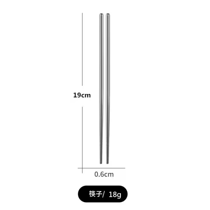 Cucharas de acero inoxidable para exteriores, villas plegables de titanio para acampar, equipo portátil para acampar - 1
