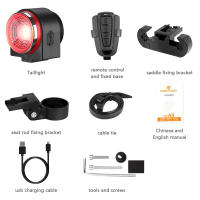 Luz de Freno Inteligente para Bicicleta Alarma Antirrobo Inalámbrica Carga USB Impermeable - details 9