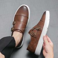 Nueva calidad al por mayor, zapatos de vestir negros de primavera, diseño de hebilla, zapatillas formales informales para hombres después del trabajo, fábrica de Wenzhou - details 6