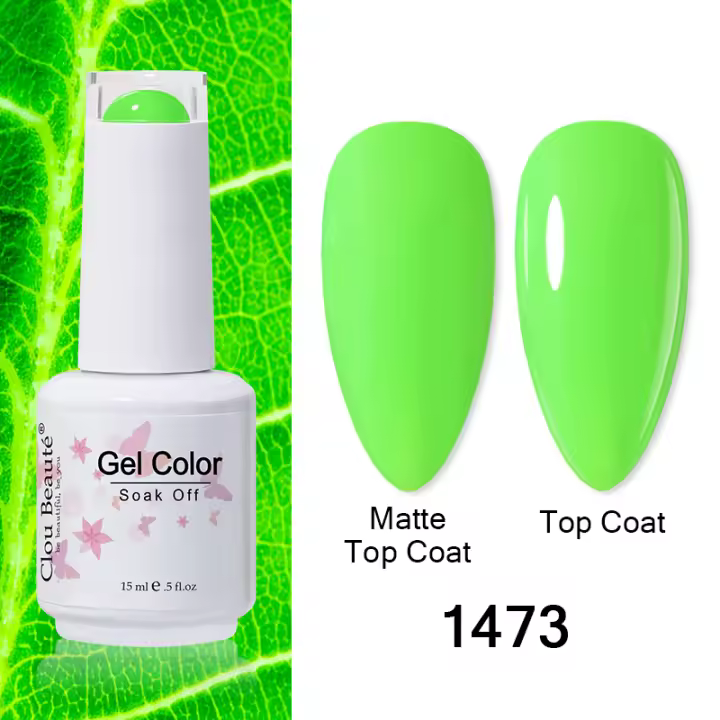 Clou Beaute-Gel de imprimación para manicura, barniz de Gel uv, color Coral, Nude, rojo, rosa - 1