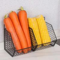 Soporte de pared para frutas y verduras, cebolla o condimentos, especias, estante de iluminación de una sola capa, organizador - details 2