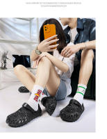 NOVEDAD DE VERANO 2022, zapatos grandes con agujeros para huellas dactilares para parejas, con parte inferior y punta suave, sandalias para hombres - details 21