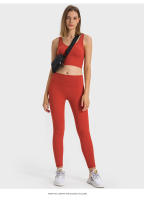 Sujetador Deportivo de Mujer SHINBENE con Cuello en V Tejido de Nylon y Spandex Elástico Alta Resistencia al Choque para Correr Yoga Fitness - details 4