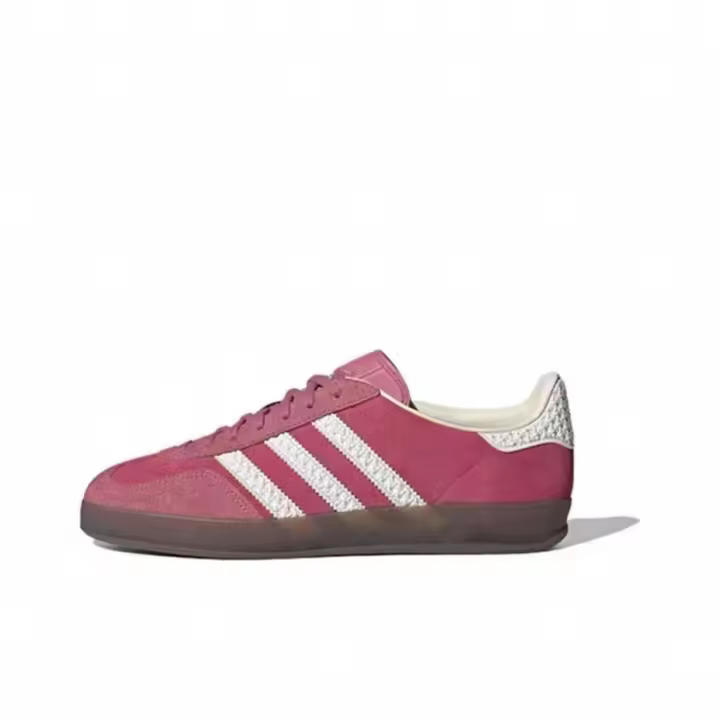 Buroalma Zapatilla gazelle Sneaker Mujer Zapatillas Dexter de tres rayas de cuero genuino Talla 36-45 - 1