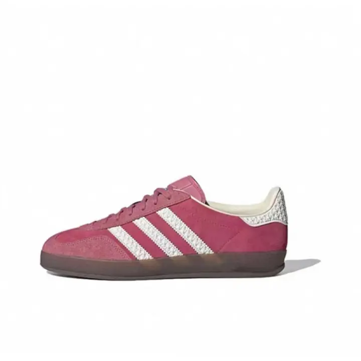 Buroalma Zapatilla gazelle Sneaker Mujer Zapatillas Dexter de tres rayas de cuero genuino Talla 36-45 - 1
