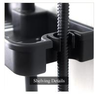 Juego de grifo de baño de latón contemporáneo con mezclador frío y caliente, cabezal de ducha tipo lluvia y cabezal de ducha de mano - details 15
