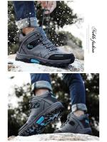 Zapatillas de Senderismo Invierno para Hombres Montaña Exterior Botas de Nieve a Prueba de Choques Deporte Casual Cálido Impermeable Marca RUNSUN DAILY - details 11