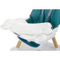 Silla de Comedor para Bebé de 6 Meses a 3 Años - Carga Máxima 15 kg - Trona o Silla 2 en 1 + Mesa - Bandeja Regulable - Gris - details 21