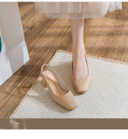 Bolsas de Cuero Suaves de Gran Tamaño Sandalias de Cabeza Cuadrada con Tacones Gruesos para el Trabajo en Verano 2024 - details 8