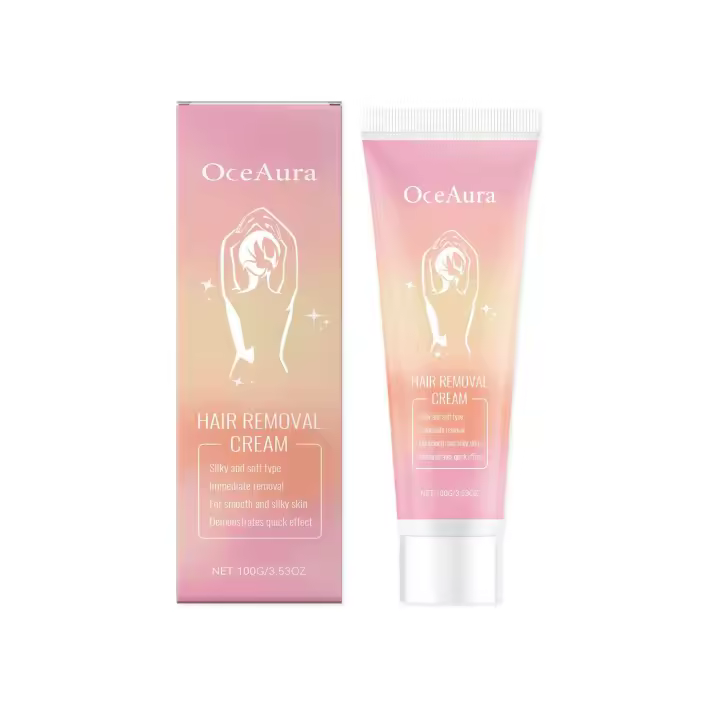 La crema depilatoria corporal OCEANA es suave, limpia y no irritante para todo el cuerpo. Hidrata y suaviza la piel con el vello. - 1