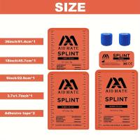 7pcs Shank Bone Splint not Sam Splint Leg Arm Wrist fixed Fracture Wound Protect - details 2