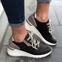 Zapatos Deportivos informales para mujer, zapatillas con cordones a la moda - details 4