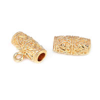 Collares de latón de Color dorado de 18K, pulseras, dijes, conectores, colgantes, cierres, cuentas, conector, suministros para fabricación de joyas, accesorios Diy- - details 53