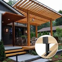 Kit de Soporte de Viga de Techo Kit de Soporte de Estabilidad para Pergola de Patio de Madera - details 5