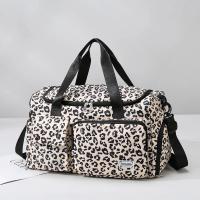 Bolso de Viaje de Ocio de Gran Capacidad con Estampado de Leopardo Bolso de Deportes y Fitness con Múltiples Bolsillos y Compartimento para Zapatos - details 0