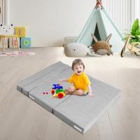 70 x 190 cm Sillón Cama Plegable, Sofá Cama Plegable con Espuma de Memoria y Almohada, Colchón de Suelo para Yoga, Oficina, Salón, Futon Sofá Cama Portada Lavable Unos, Gris Claro - details 40