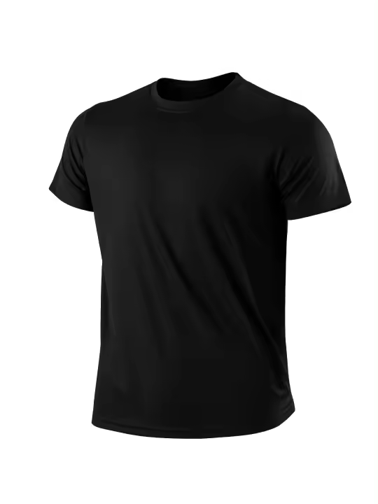 Breathable Moisture-Wicking Men's T-Shirt for Sports Training and Workouts - 1