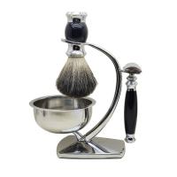 Juego de afeitado manual para hombres Razor Badger Brush Tazón de almacenamiento Soporte para maquinilla de afeitar - details 4