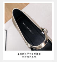 Zapatos sencillos con punta cuadrada y tacón grueso de nuevo estilo, zapatos plateados de tacón medio para mujer - details 6