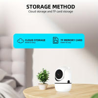 Cámara de vigilancia wifi interior, 1080P, 5G, Detección y seguimiento de movimiento, Control Remoto - details 4
