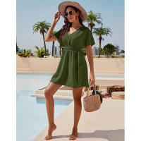 Vestido de Verano para Mujer 2025 Cuello en V, Ligero y Transpirable con Protección Solar - details 10