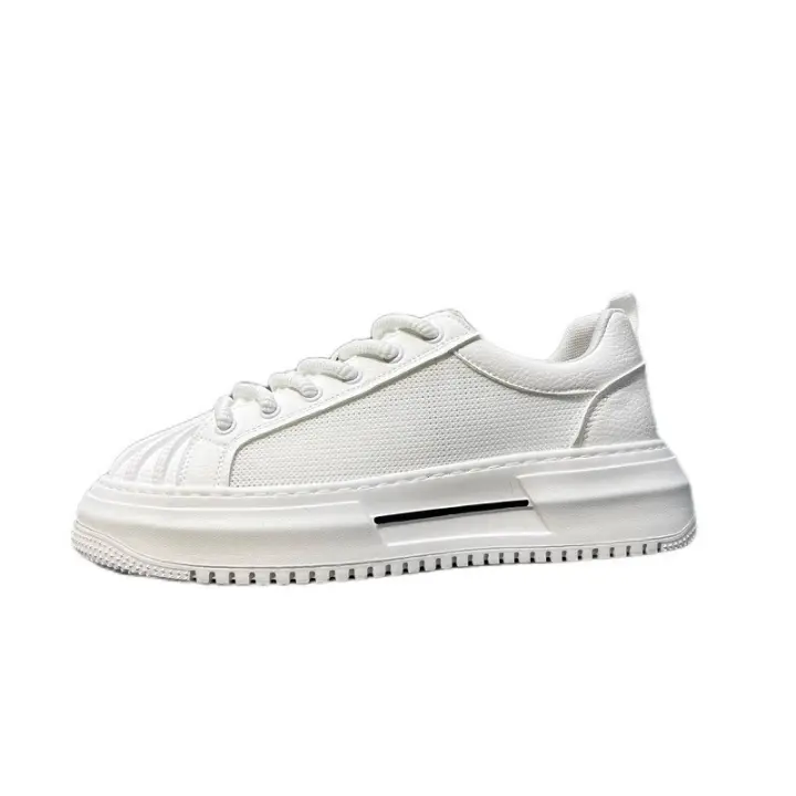 Nueva Malla, Huecos Y Transpirables Pequeños Zapatos Blancos, Versátiles Zapatos Deportivos Y De Ocio Ligeros De Suela Blanda - 1
