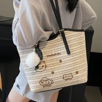 Bolso tejido informal para vacaciones en la playa de verano para mujer, bolso versátil para las axilas para ir de compras y viajar, 2025 - details 19