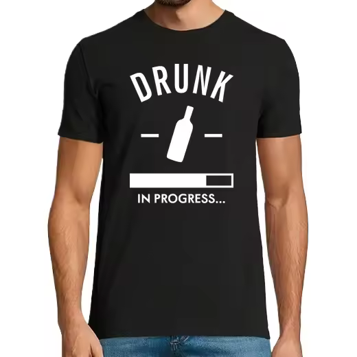 Borracho en Curso... Camisetas CERVEZA,Pack Regalo Camiseta Personalizada - 1