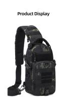 Mochila Táctica para Acampar Bolsa de Hombro Deportiva para Senderismo, Escalada, Ciclismo, Pesca, Viajes Bolsa de Cintura MOLLE - details 13