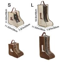 Bolsa portátil para botas altas no tejidas, bolsa protectora para botas impermeable Visible, reutilizable con asa, botas largas, bolsillo debajo de la cama - details 0