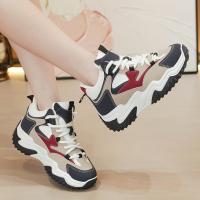 Zapatillas altas de mujer,zapatillas de fondo grueso,aumento casual,running - details 4
