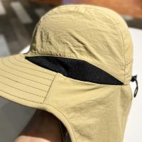 Chal de ala ancha protección del cuello gorra para el sol protección solar gorra de cubo sombrilla sombrero cuello cubierta de oreja visera hombres sombrero de pescador escalada - details 3
