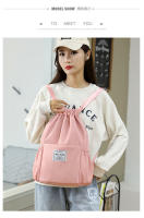 Bolso de mujer nueva moda mochila de cubo de agua Simple ligero con cordón de tela Oxford mochila de viaje bolso de escuela para estudiantes - details 14