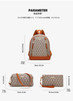 Mochila de un solo hombro para mujer, bolso de tres propósitos, conjunto multiusos de tres piezas - details 4