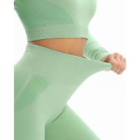 -Leggings de yoga sin costuras para mujer, leggings de gimnasio, ropa deportiva de entrenamiento, pantalones de cintura alta - details 13