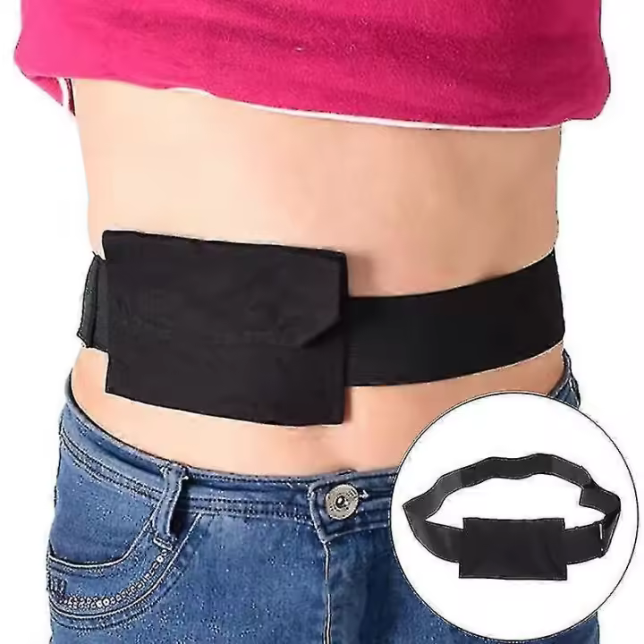 Cinturón para mujer, cinturón de catéter para diálisis peritoneal, cinturón de protección de tubo peritoneal ajustable para paciente con bolsa Tw-yvan - 1