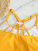 Bikini de dos piezas para mujer, traje de baño Sexy, Bóxer, conjunto de Tankini, ropa de playa - details 6