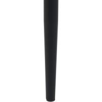 Sillas de Comedor Juego de 4 Sillas de Metal para Cocina, Silla de Mesa Comoda Silla con Asiento Tapizado, Negro - details 96