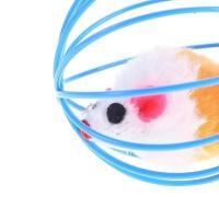 Juguete para mascotas para gatos - Jaula con bolas de ratón de color aleatorio para gatitos - Suministros y accesorios para mascotas para felinos - details 3
