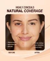 O.TWO.O corrector Base de maquillaje mate ligero impermeable ojos ojeras base crema corrector facial Comestics - details 1